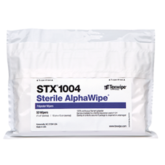 Sterile AlphaWipe®: STX1004