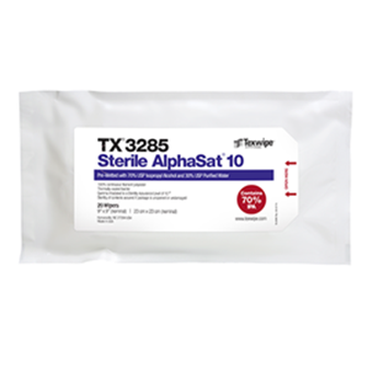Sterile AlphaSat® with Vectra® Alpha® 10: TX3285
