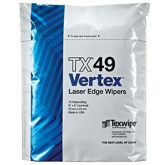 Vertex® Dry Cleanroom Wipers: TX49