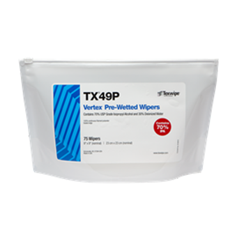Vertex® (Pre-Wetted Wipers): TX49P